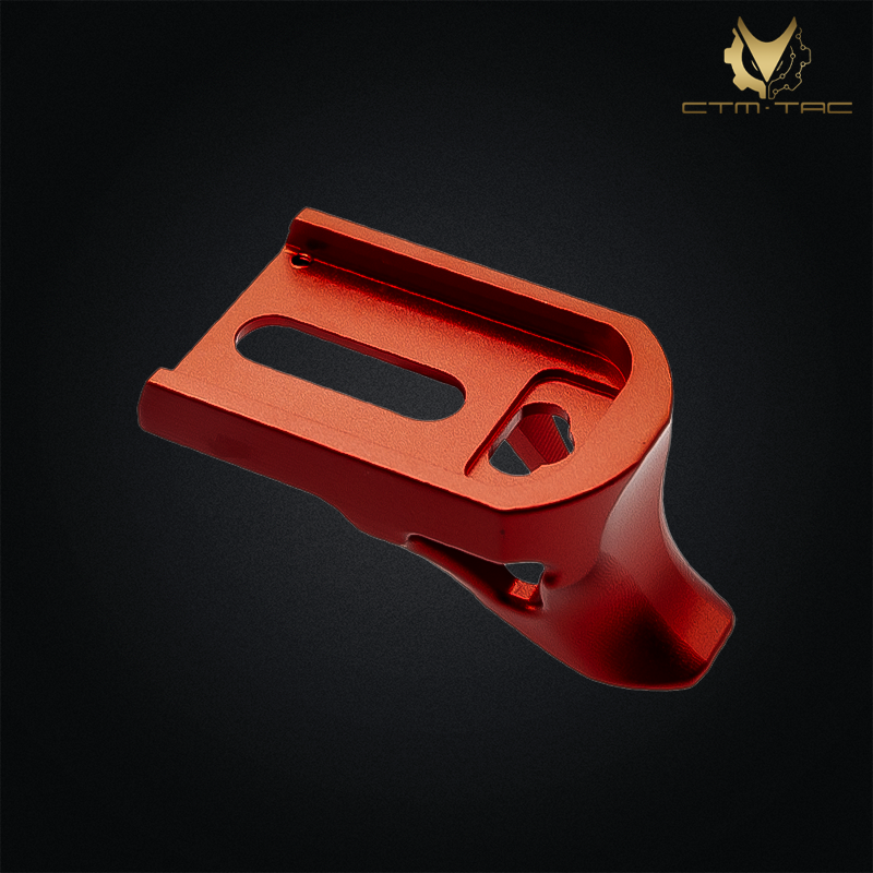 CTM.TAC - Magazine base plate Fuku-2 pour chargeur AAP, Glock, rouge - CTM-1075