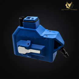 CTM.TAC - Adaptateur chargeur M4, HPA, pour Hi-capa Gbb, bleu/chromé
