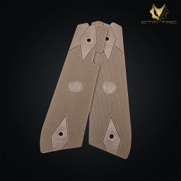 CTM.TAC - Grip panels avec magazine release pour AAP-01, Tan