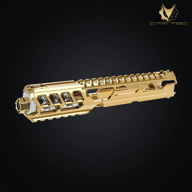 CTM.TAC - Upper receiver Fuku-2, Long Cutout, pour AAP-01, Electroplated Gold