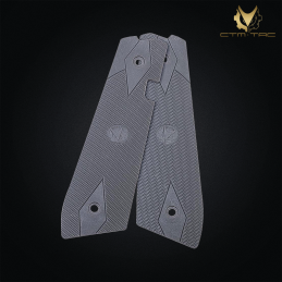 CTM.TAC - Grip panels avec magazine release pour AAP-01, gris