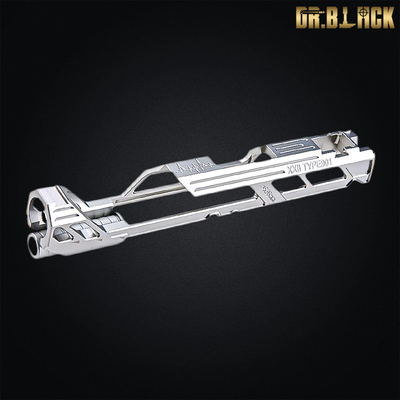 Dr.Black - Culasse custom "Type 901" pour Hi-capa 5.1, chromé