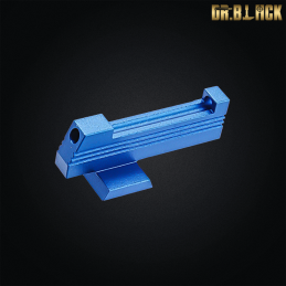 Dr.Black - Mire avant avec fibres fluorescentes pour Hi-capa, bleu