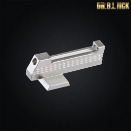 Dr.Black - Mire avant avec fibres fluorescentes pour Hi-capa, chromé