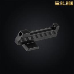 Dr.Black - Mire avant avec fibres fluorescentes pour Hi-capa, noir