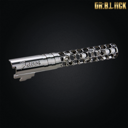 Dr.Black - Outer barrel "Favos" pour Hi-capa 5.1, gris