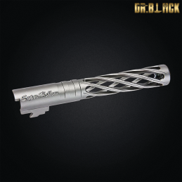 Dr.Black - Outer barrel "Dinging" pour Hi-capa 5.1, chromé