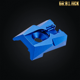 DR.BLACK - Mire Arrière avec Fibres Fluorescentes pour HI-CAPA 4.3, Bleu