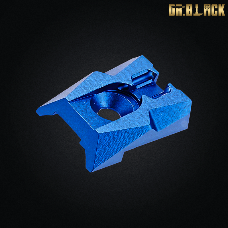 DR.BLACK - Mire Arrière avec Fibres Fluorescentes pour HI-CAPA 4.3, Bleu