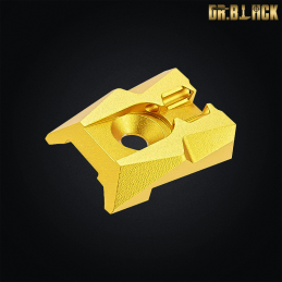 Dr.Black - Mire arrière avec fibres fluorescentes pour Hi-capa 4.3, or