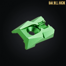 Dr.Black - Mire arrière avec fibres fluorescentes pour Hi-capa 4.3, vert