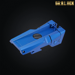 Dr.Black - Mire arrière avec fibres fluorescentes pour Hi-capa 5.1, bleu