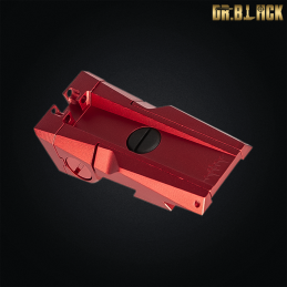 Dr.Black - Mire arrière avec fibres fluorescentes pour Hi-capa 5.1, rouge