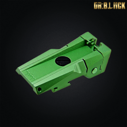 Dr.Black - Mire arrière avec fibres fluorescentes pour Hi-capa 5.1, vert