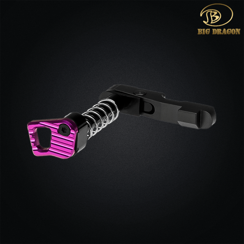BD Custom - Magazine catch, release custom pour M4, rose