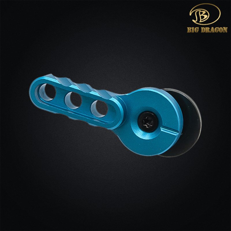 BD Custom - Sélecteur de tir CNC, custom, bleu, M4