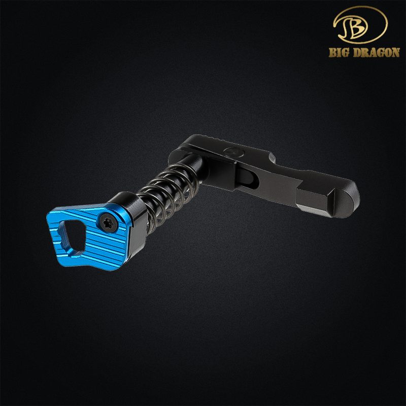 BD Custom - Magazine catch, release custom pour M4, bleu