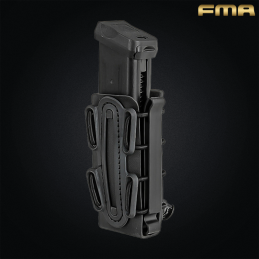 FMA - Poche chargeur semi-rigide pour pistolet, MOLLE, noir