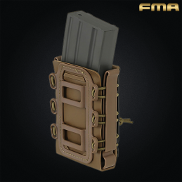FMA - Poche chargeur semi-rigide pour M4, MOLLE, Dark Earth