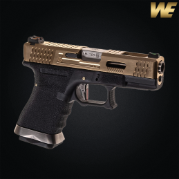 WE - Réplique G-FORCE 19 GBB, Green Gas, Blowback, Gold