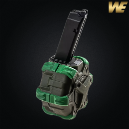WE - Chargeur drum pour G-Series, G-Force, 350 billes, Green Gas