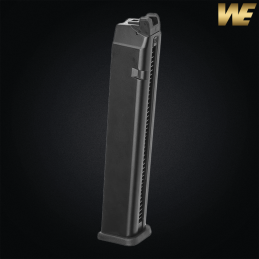 Chargeur Extended 50 billes Green Gas pour réplique type Glock WE17 WE18 WE