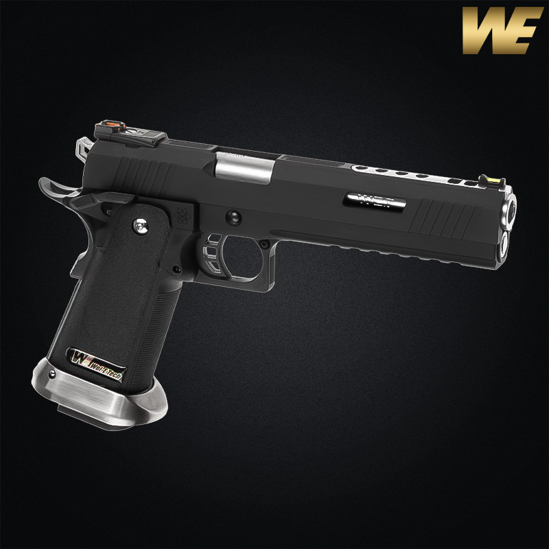 WE - Réplique Hi-capa 6 Force A, Full métal, blowback, Green Gas