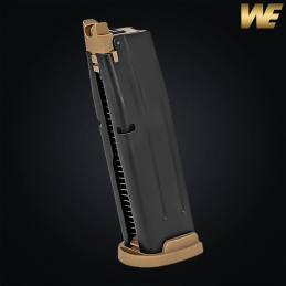 WE - Chargeur 20 billes, Green Gas, pour F18 - MG-F18-TAN