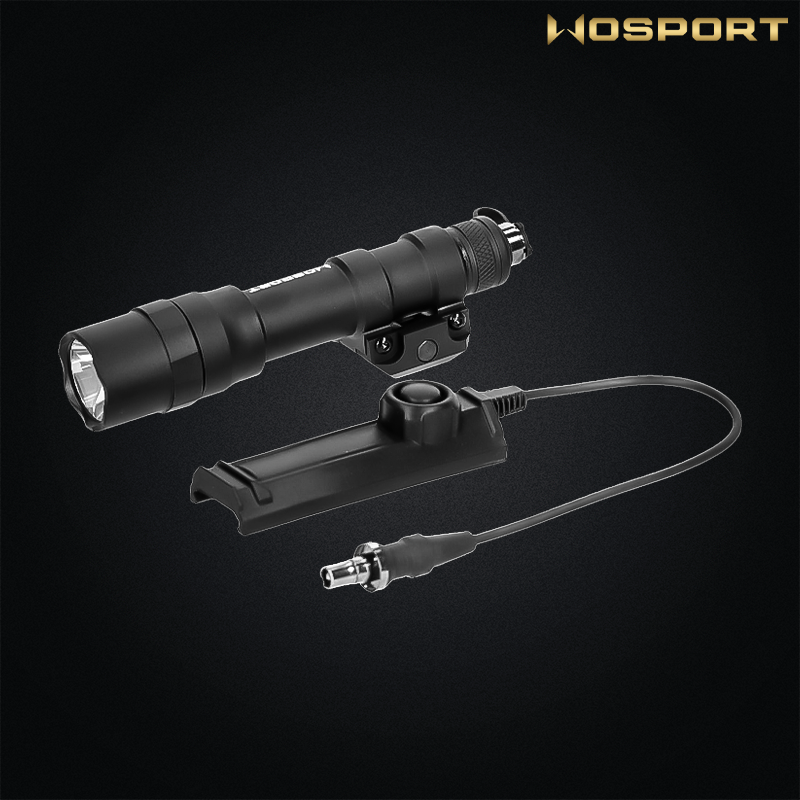 Wosport - Lampe tactique FL-03, 1300 lumens, noir - FL-03-BK