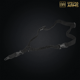 Specna Arms - Sangle tactique SATAC™ bungee, 1 point, noir - SAT-34-048615