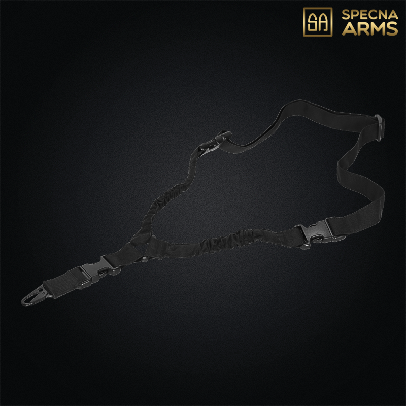 Specna Arms - Sangle tactique SATAC™ bungee, 1 point, noir - SAT-34-048615