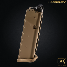 Umarex - Chargeur 25 Billes, Green Gas pour GLOCK™ 17 Gen5, French Edition