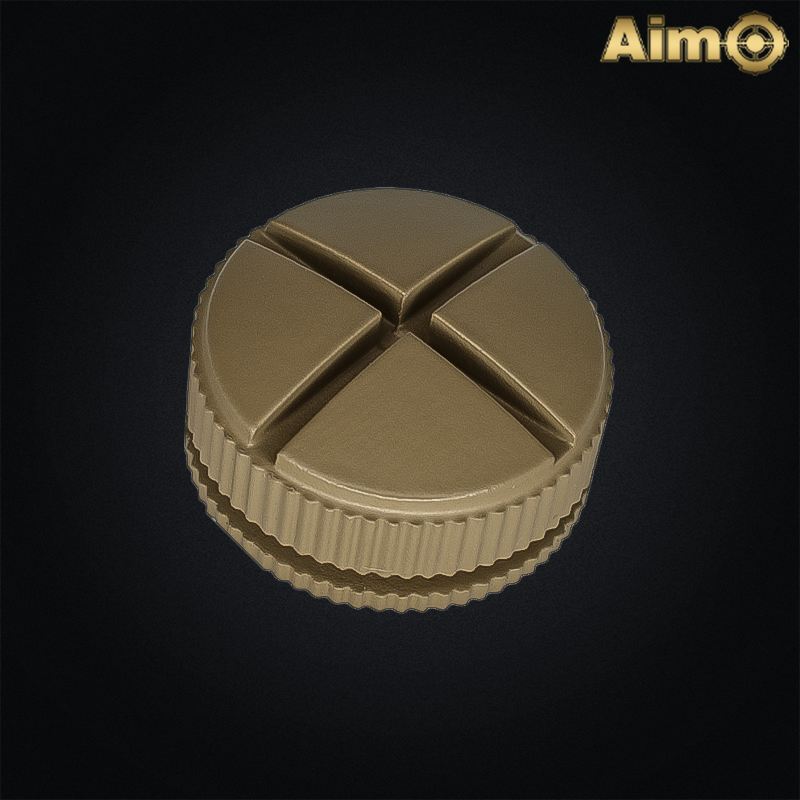 Aim-O - Capuchon de molette de réglage (OEM) pour optique M4, Dark Earth