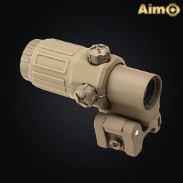 Aim-O - Magnifier style G33 avec zoom x3, Dark Earth - AO5348-DE