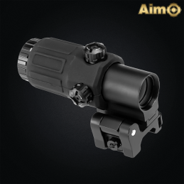 Aim-O - Magnifier style G33 avec zoom x3, noir - AO5348-BK