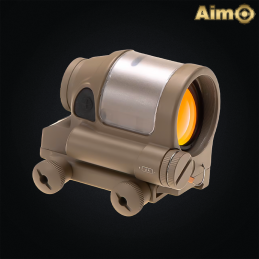 Aim-O - Viseur point rouge Style SRS, dark earth pour Airsoft - AO5047-DE