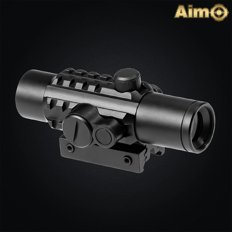 Aim-O - Viseur point rouge Delta pour airsoft, noir - AO3017-BK