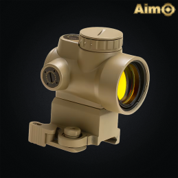 Aim-O - Viseur point rouge MRO MOA 2.0 dark earth pour Airsoft - AO3058-DE