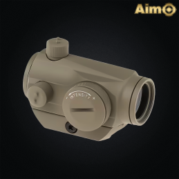 Aim-O - Viseur T1 point rouge et vert, Dark Earth - AO5013-DE