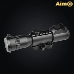 Aim-O - Lunette de visée QD 4x32 avec réticule rouge et vert - AO5351-BK