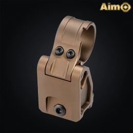 Aim-O - Support Fast FTC QD (Quick Detach) pour magnifier, dark earth - AO9038-DE