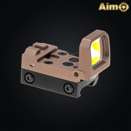 Aim-O - Viseur point rouge FlipDot reflex, Dark Earth - AO6008-DE