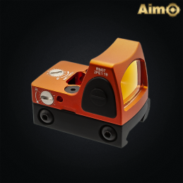 Aim-O - Viseur point rouge RMR Orange, Picatinny, Glock - AO1006-OG