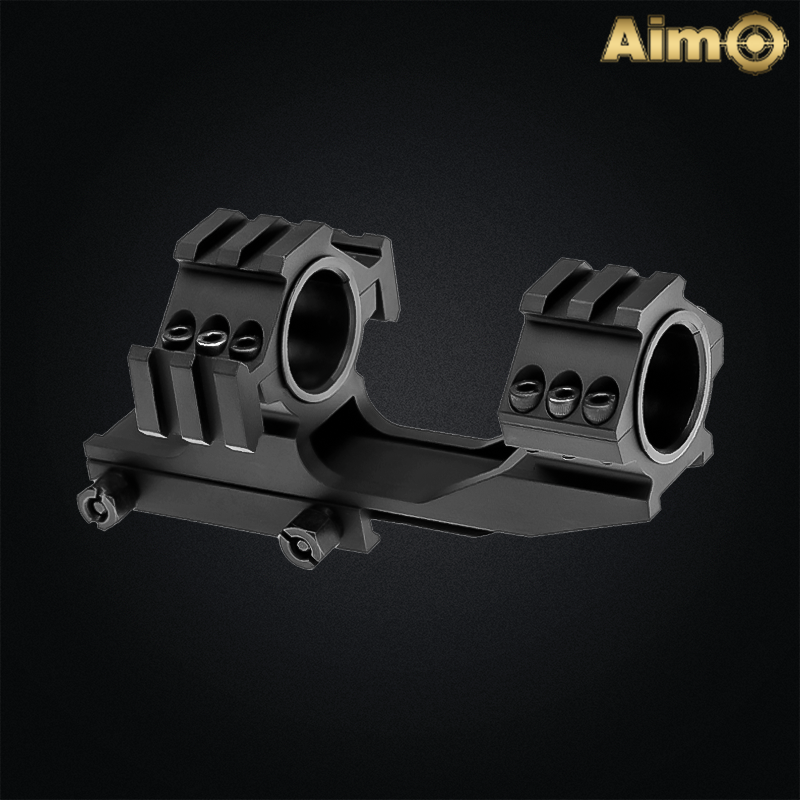 Aim-O - Anneaux de montage 25,4mm Cantilever,  avec rails RIS - AO9004-BK