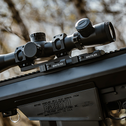 Aim-O - Anneaux de montage 25,4-30mm EXTEND, QD Autolock - AO9018-BK