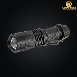 WADSN - Lampe tactique telescopic LED, 100 Lumens - WEX421-BK