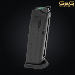 G&G Armament - Chargeur pour Piranha MK I, 25 billes, Green Gas - G-08-183