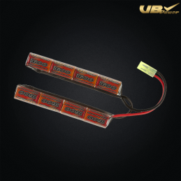 VB Power - Batterie NiMH 9,6v 1600mAh type CQBR, double stick pour AEG