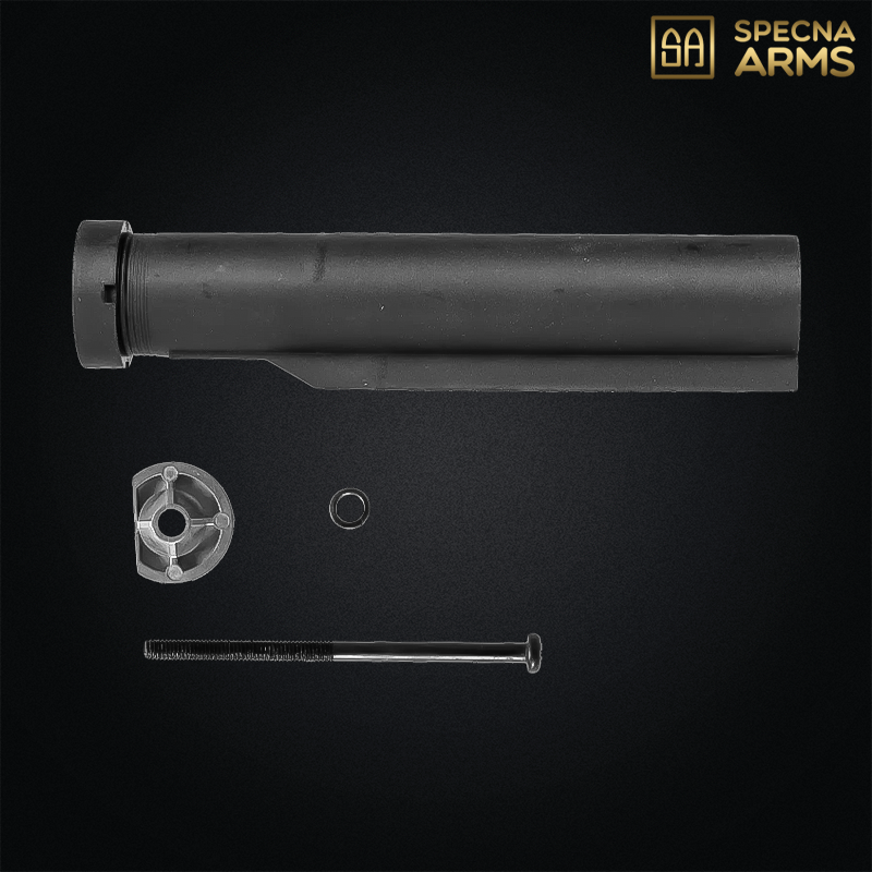 Specna Arms - Tube de crosse en fibres de nylon, 6 positions pour AR15 - SPE-09-027548