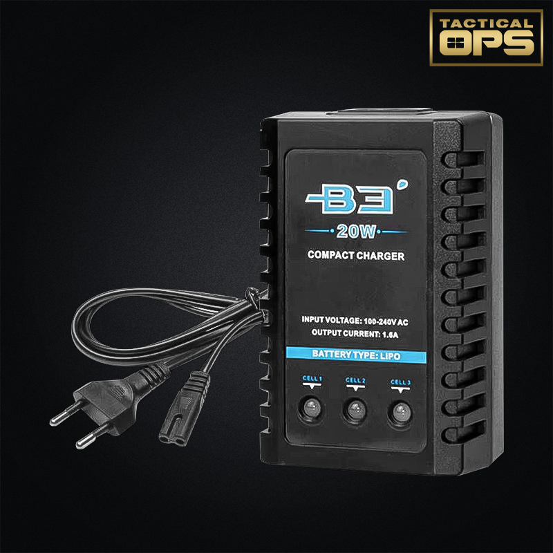 Tactical OPS by IMaxRC - Chargeur de batterie B3 20W LiPo/Li-ion 7,4v et 11,1v